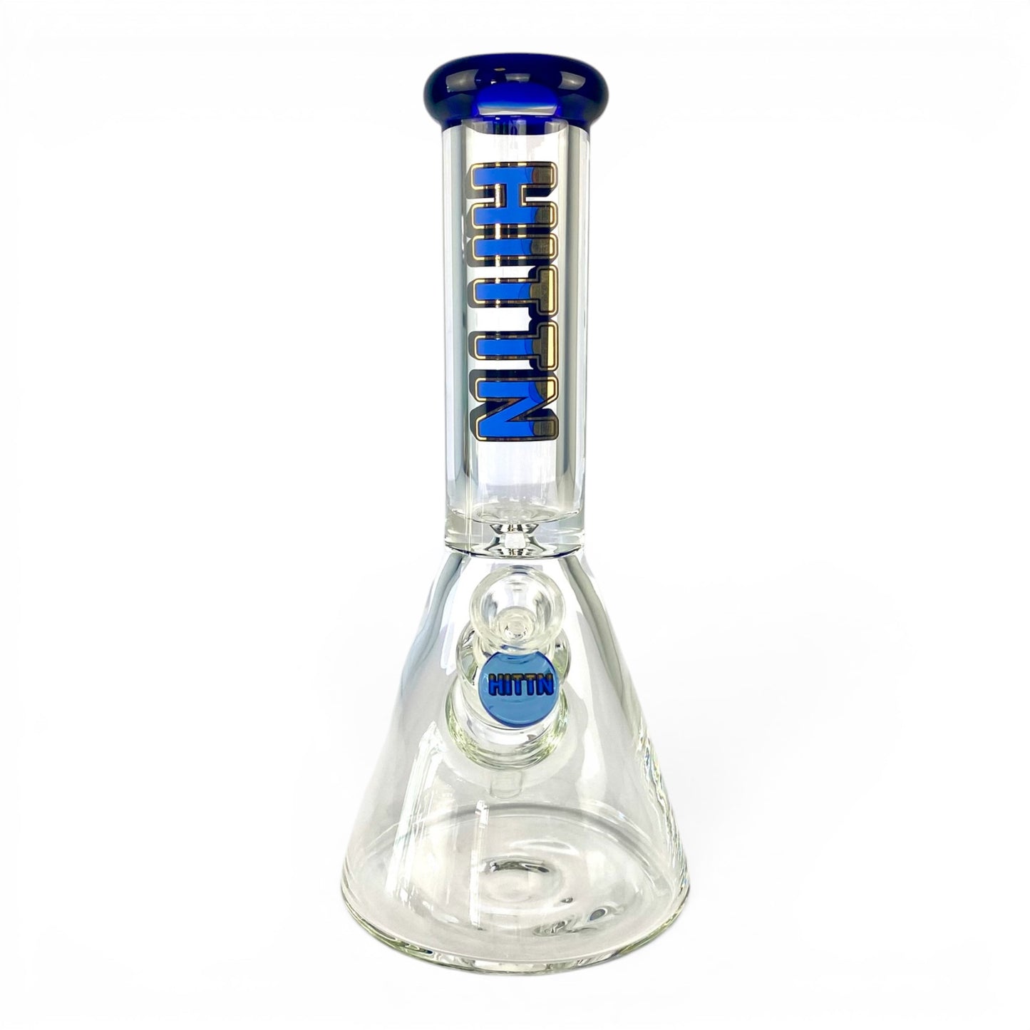 Hittn 9mm Thick Beaker Bong 30cm Blue
