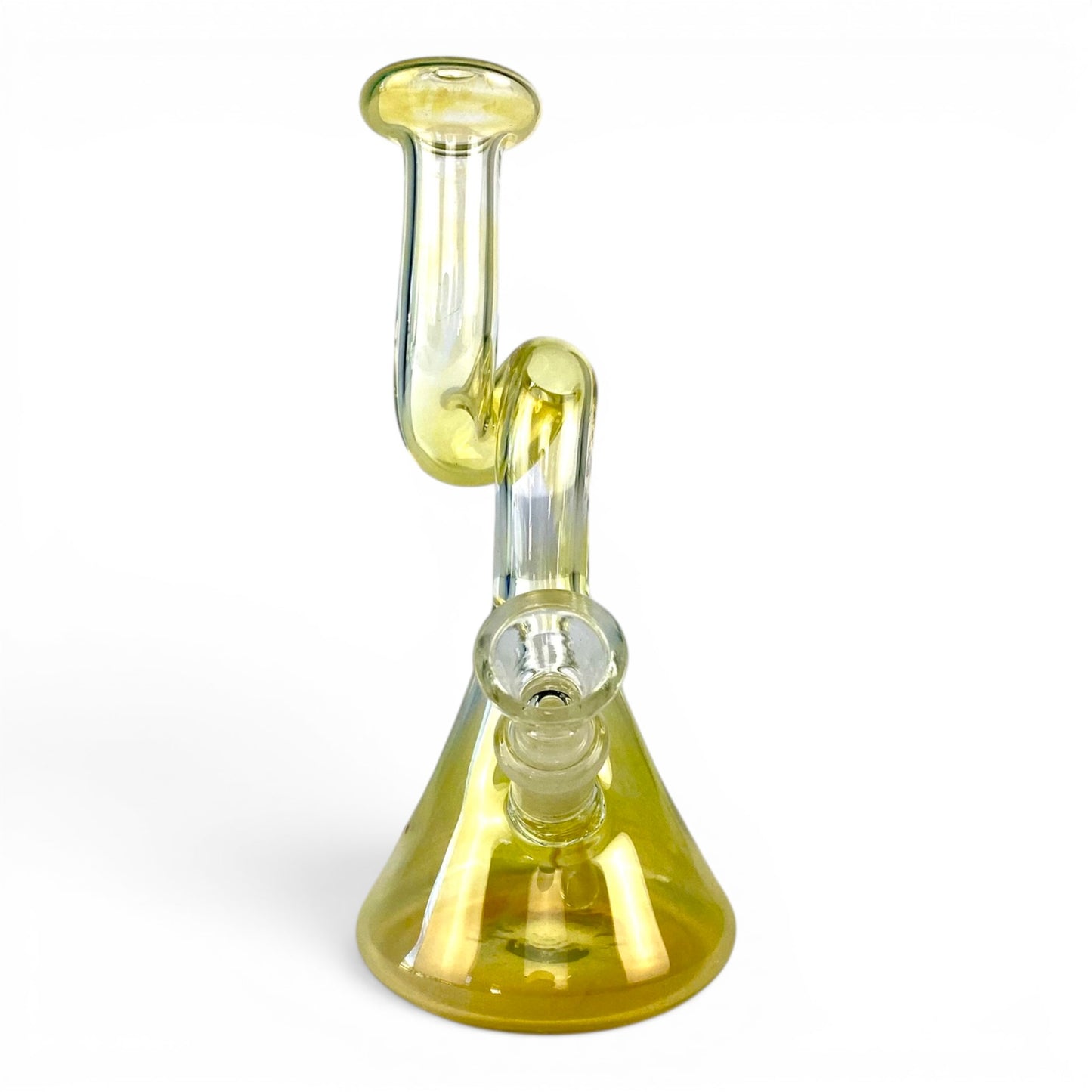 Gold Fumed Bell Bong 20cm