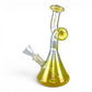 Gold Fumed Bell Bong 20cm