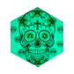 Glow in the Dark Skull Bong and Dab Mat 14cm