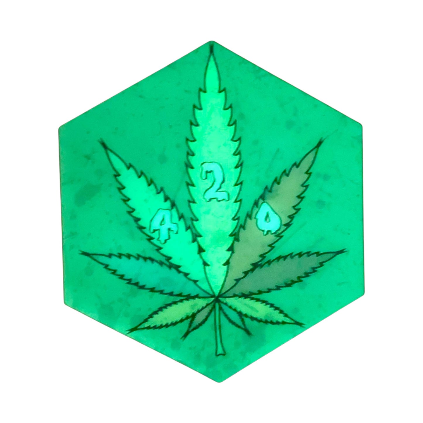 420 Glow in the Dark Dab and Bong Mat 14cm
