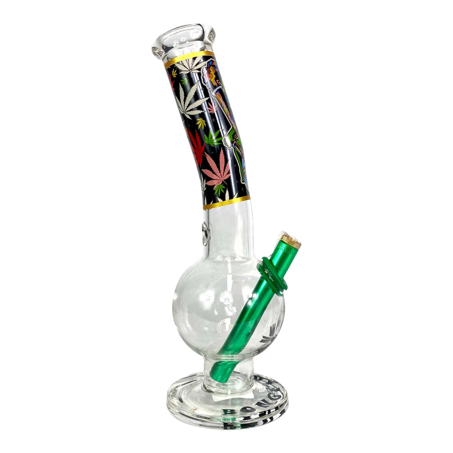 MWP Alien Bongfire Glass Bottom Bonza Bong 28cm