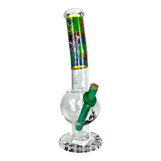 MWP Eye See You Bongfire Glass Bottom Bonza Bong 28cm