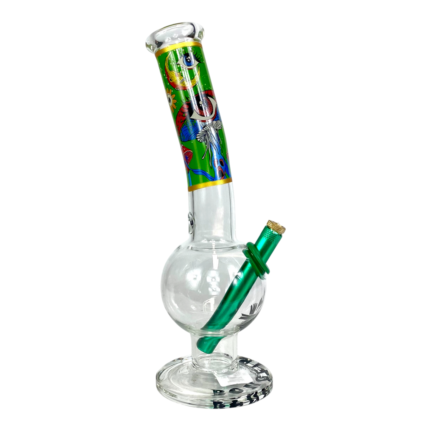 MWP Eye See You Bongfire Glass Bottom Bonza Bong 28cm