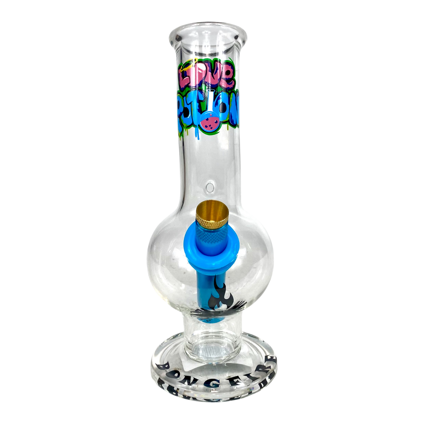 MWP Love Potion Bongfire Glass Bonza Bong 20cm