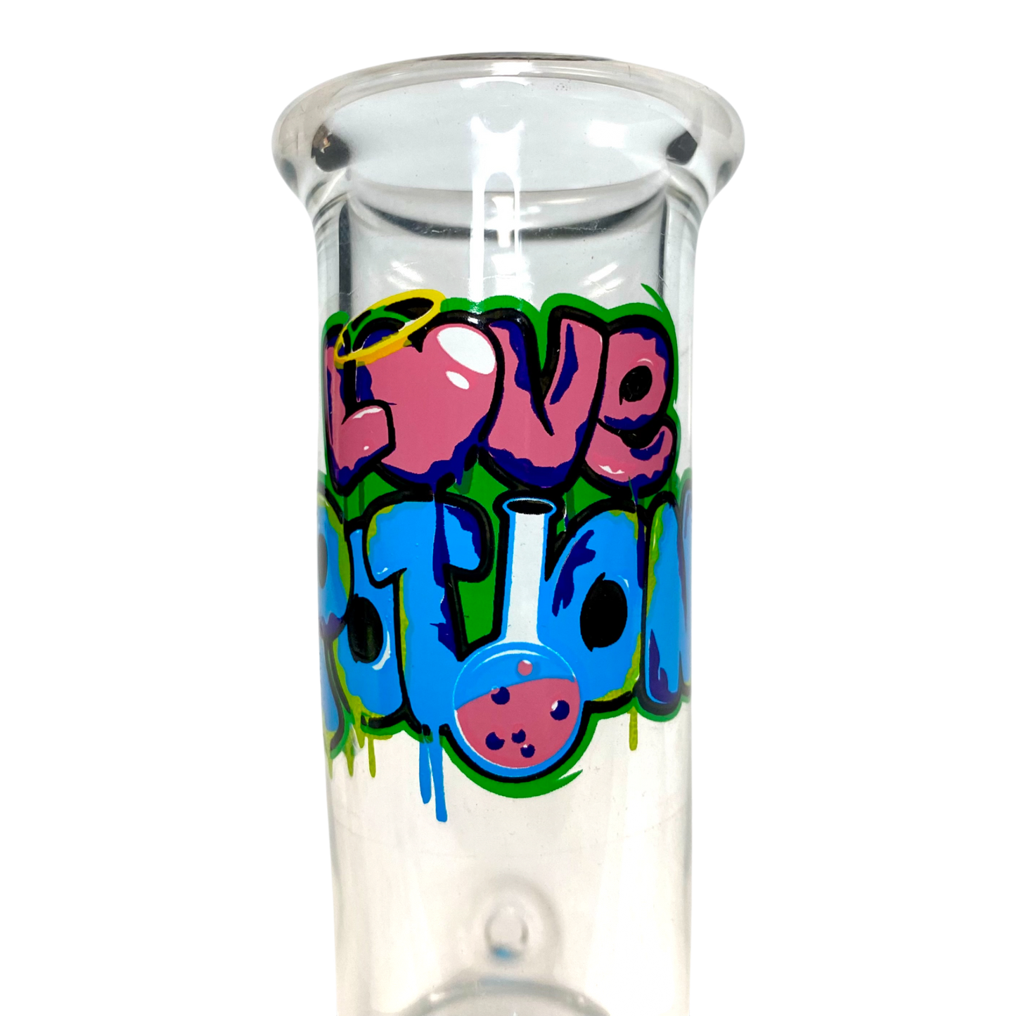 MWP Love Potion Bongfire Glass Bonza Bong 20cm