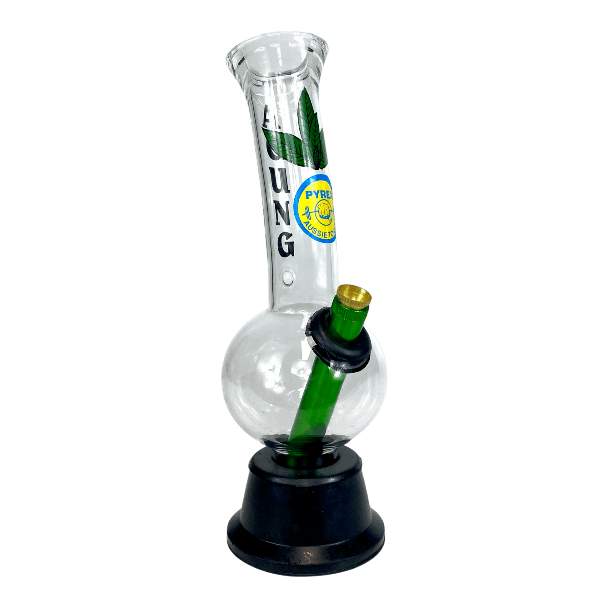 Agung Leaf Bubble Bong 24cm - The Bong Baron