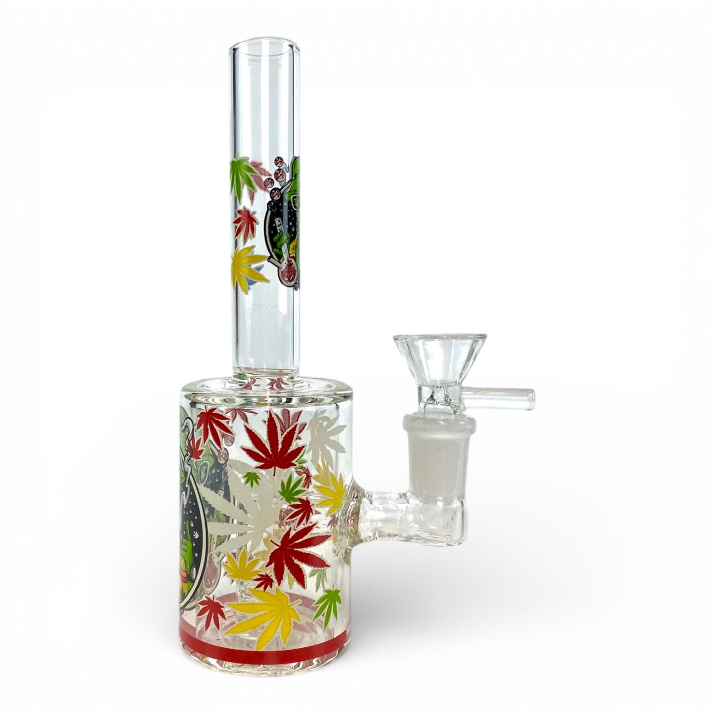 Alien Glow in Dark Mini Barrel Bong 17cm - The Bong Baron
