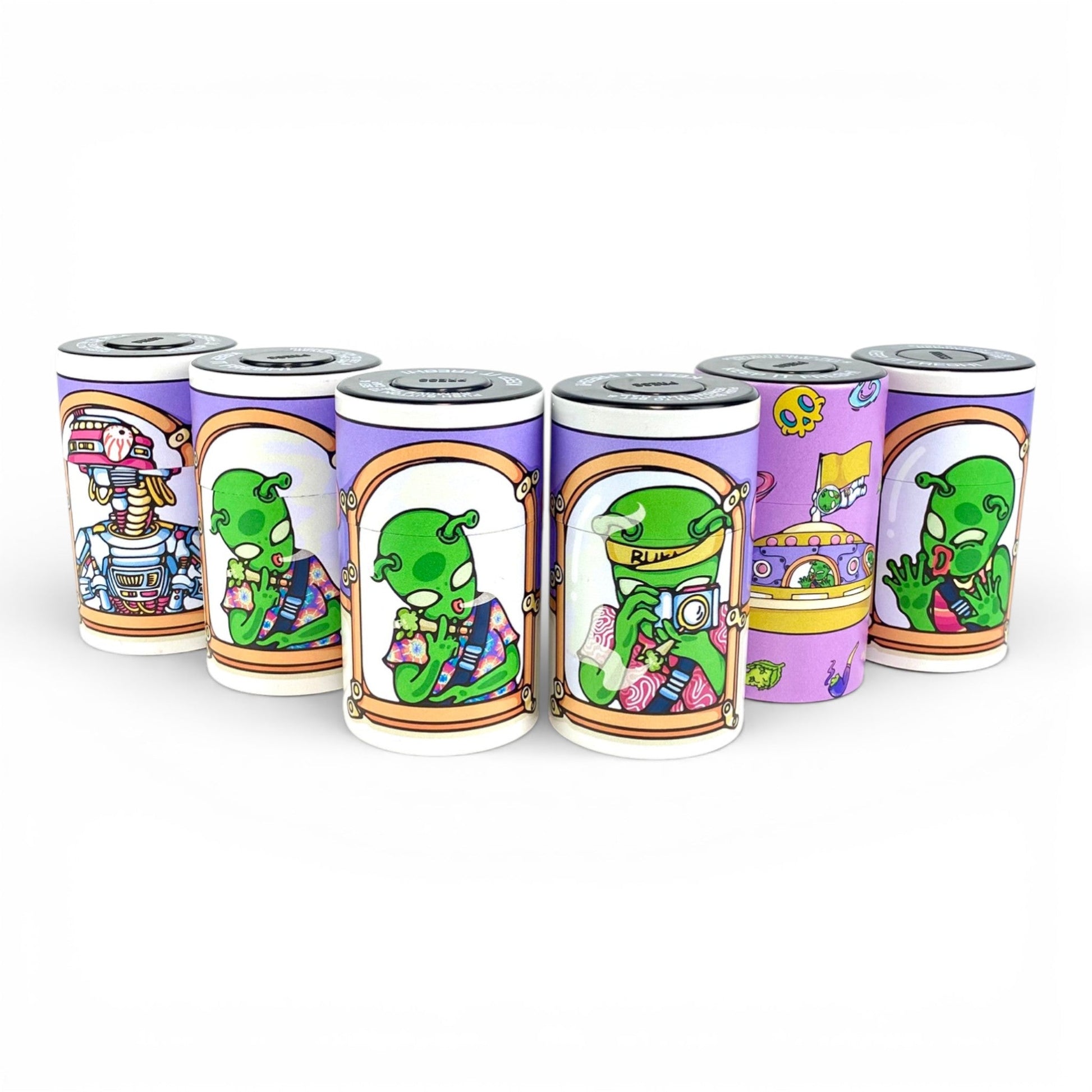 Alien Smell Proof Vacuum Storage Jar 10 x 5cm - The Bong Baron