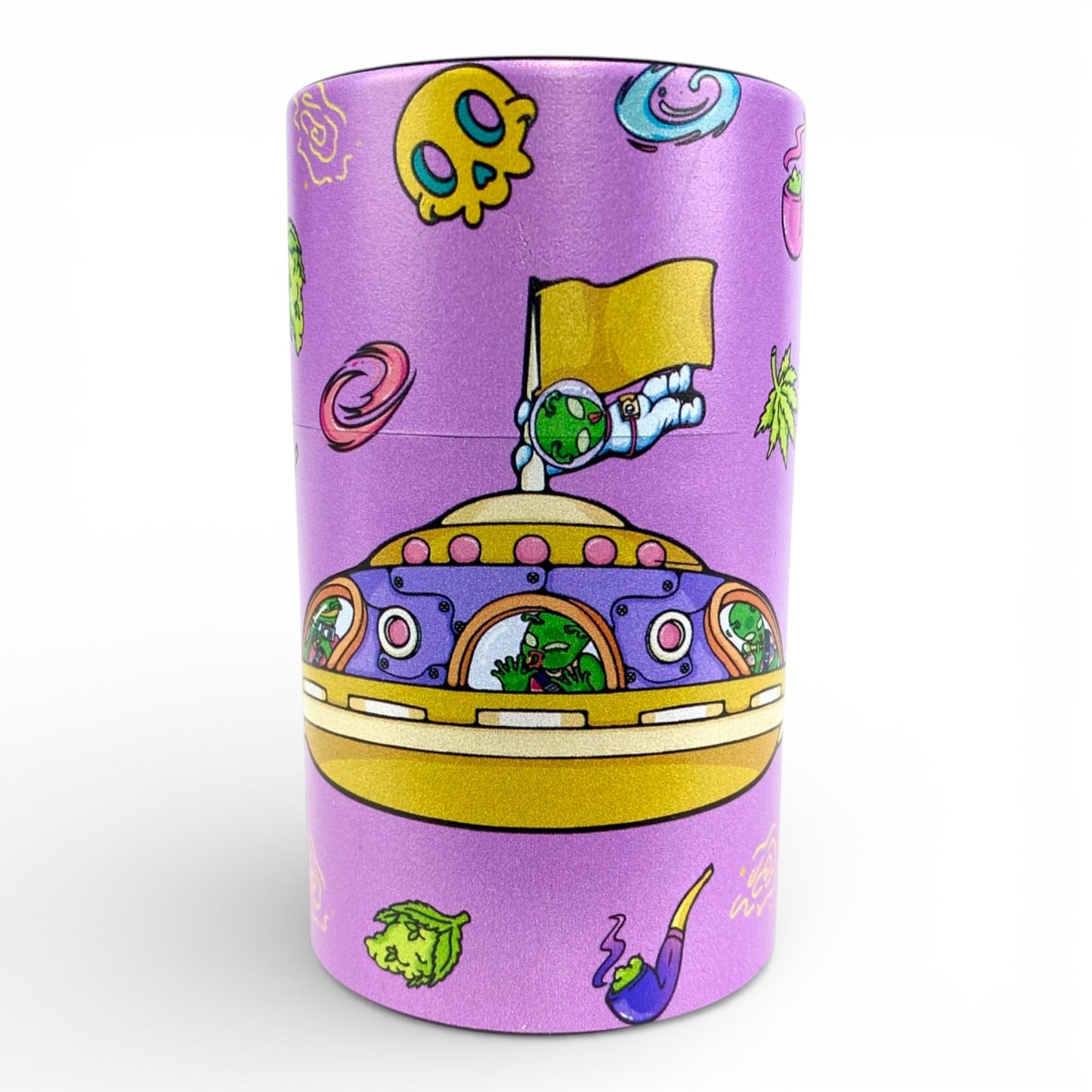 Alien Smell Proof Vacuum Storage Jar 10 x 5cm - The Bong Baron