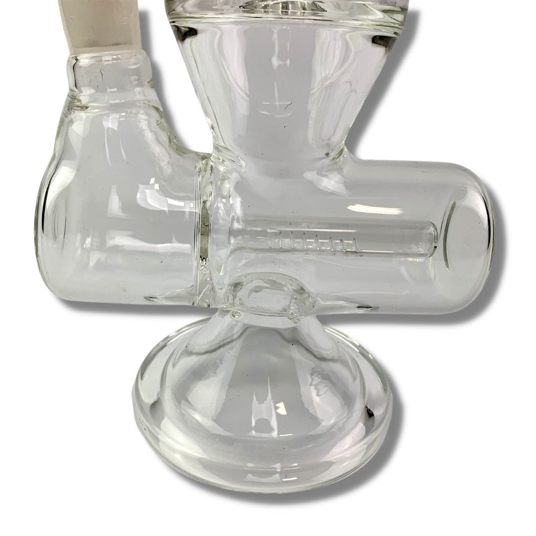 Alpha Glass Bong Dual Percolator 40cm - The Bong Baron