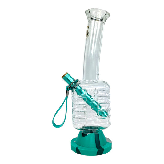 Arctic Microphone Glass Bong 28cm - The Bong Baron