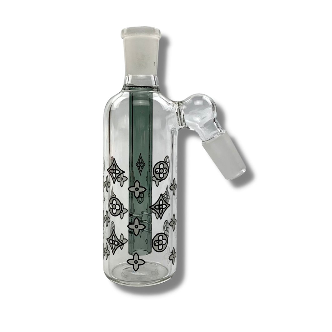 Ash Catcher Diffuser Downstem 14mm Angled Glow in the Dark - The Bong Baron