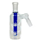 Ash Catcher Diffuser Downstem 14mm Angled Leaf Design - The Bong Baron