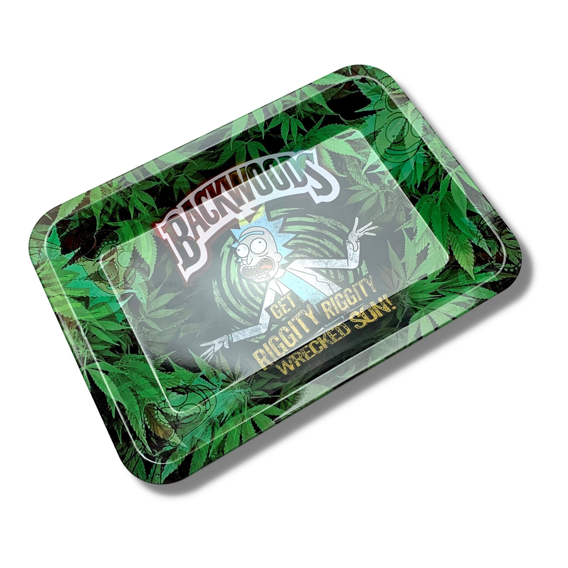 Backwoods Rick Rolling Tray Small 18 x 12.5 cm - The Bong Baron