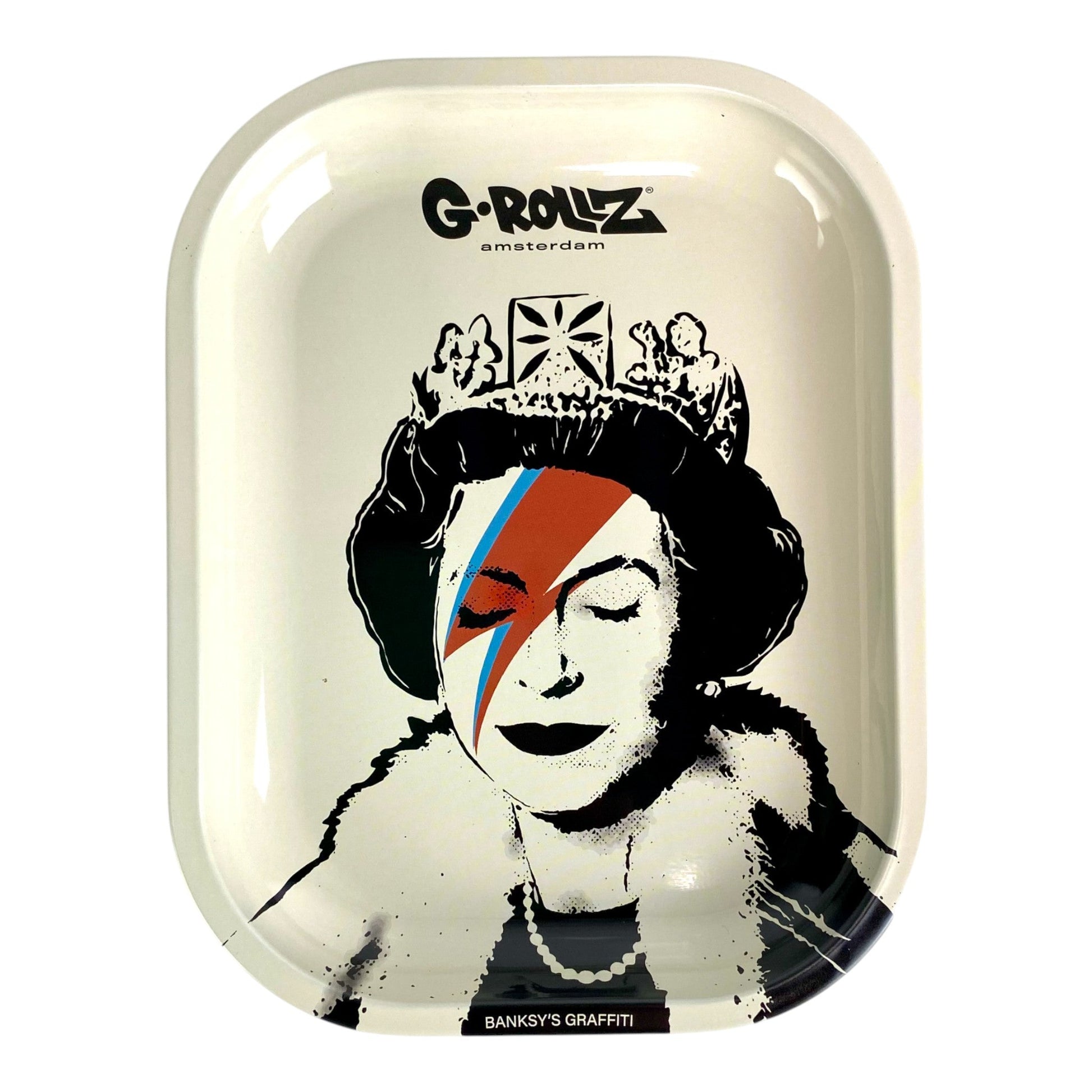 Banksy Punk Queen - G Rollz Rolling Tray 18 x 14cm - The Bong Baron