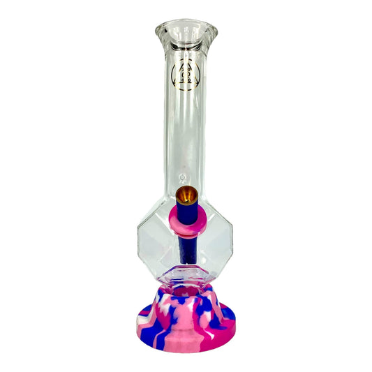 Barbie Honeycomb Glass Bong 25cm - The Bong Baron