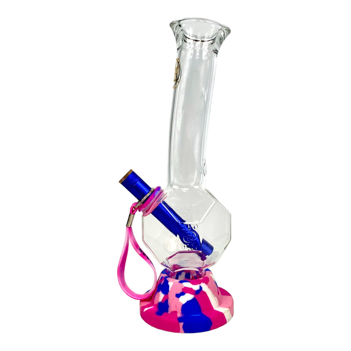 Barbie Honeycomb Glass Bong 25cm - The Bong Baron