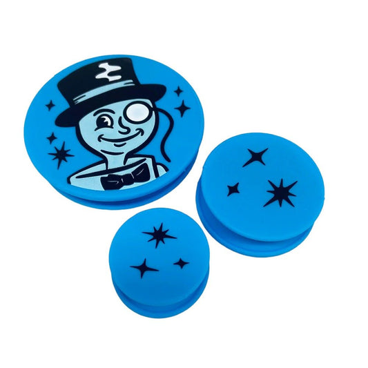 Baron Von Dabbins Cleaning Caps - Set of Three silicone caps - The Bong Baron