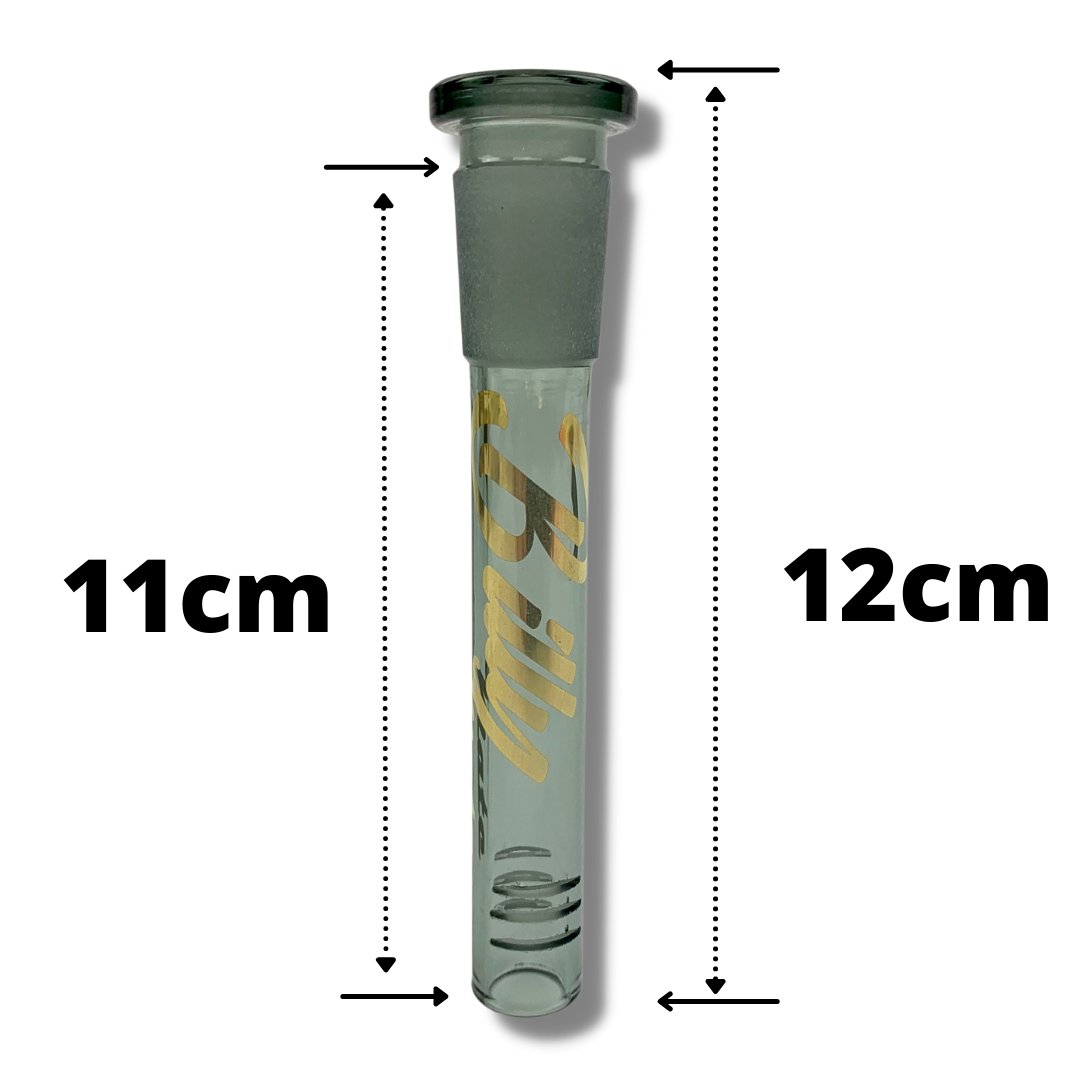 Billy Mate 18-14mm Diffused Downstems 11cm Ash Green - The Bong Baron