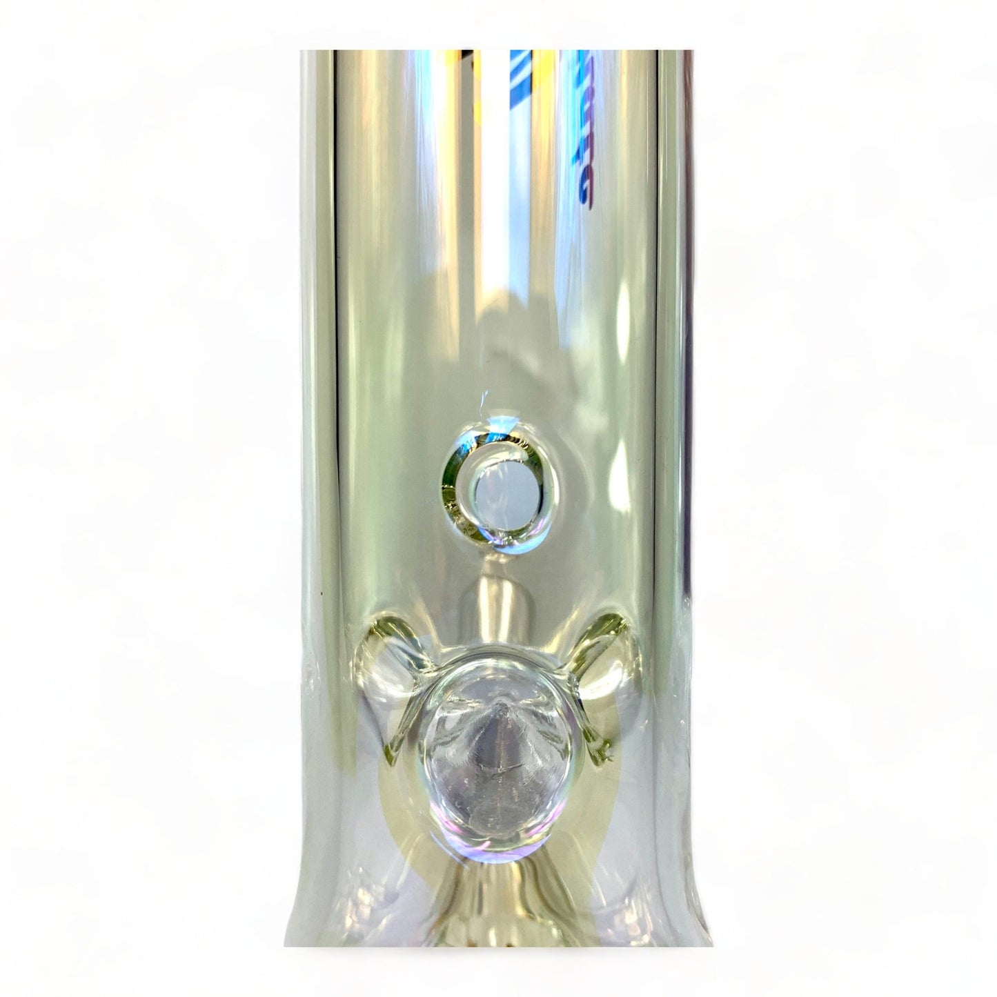 Billy Mate 5mm Thick Holographic Beaker Bong 30cm Rainbow Tint - The Bong Baron