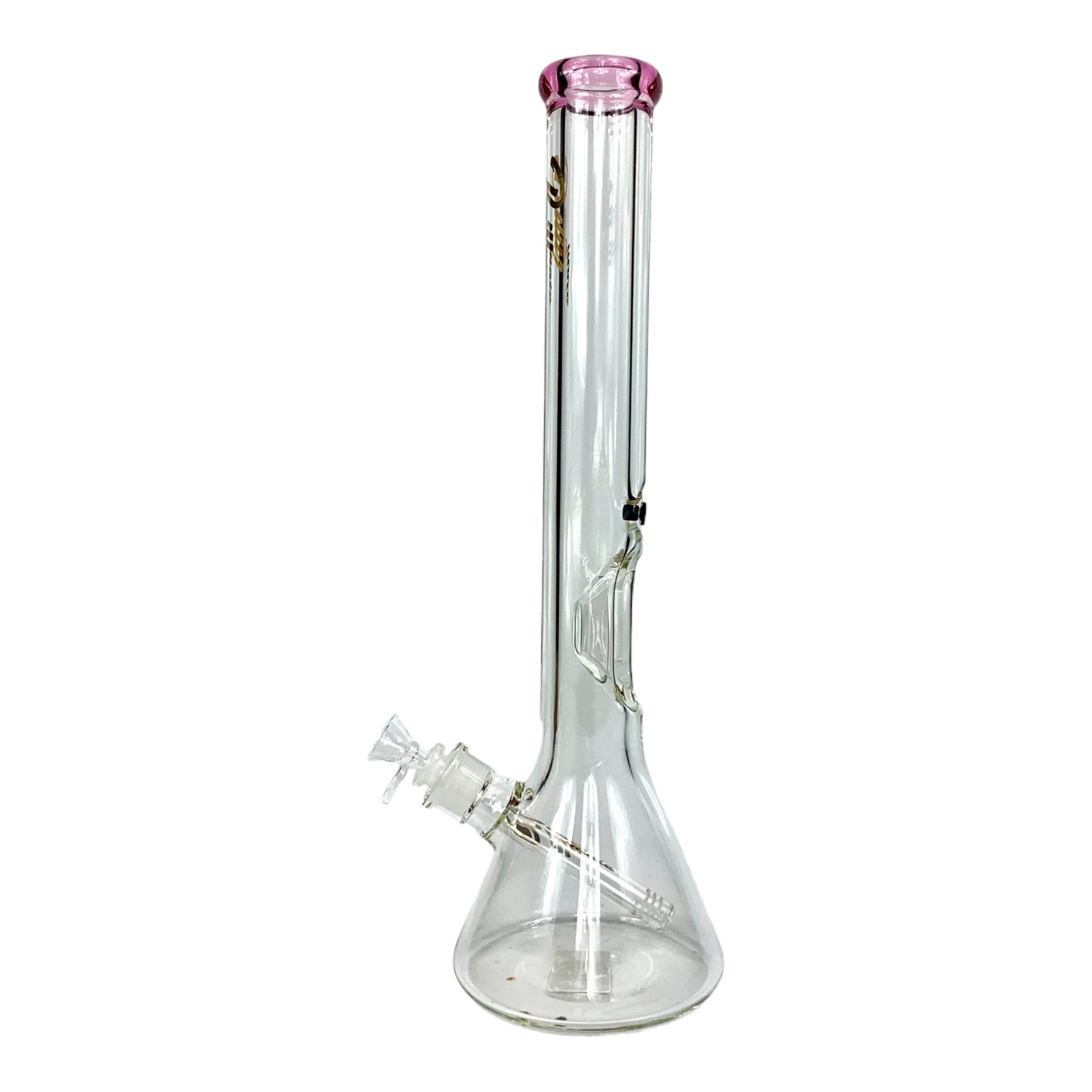 Billy Mate 9mm Thick Glass Beaker Bong 45cm Pink - The Bong Baron