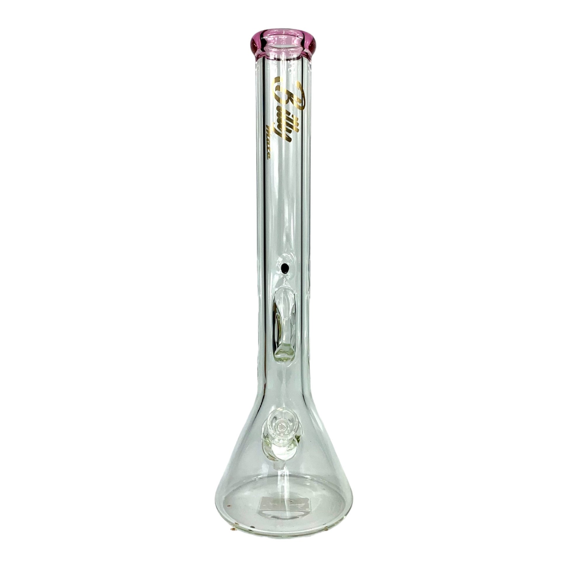 Billy Mate 9mm Thick Glass Beaker Bong 45cm Pink - The Bong Baron