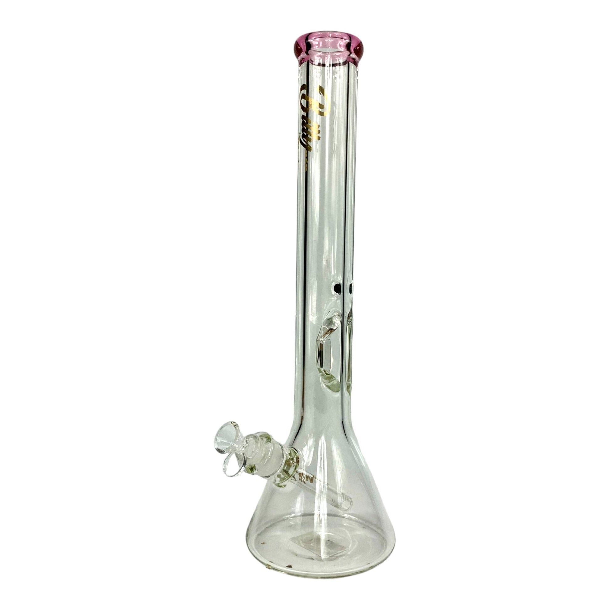 Billy Mate 9mm Thick Glass Beaker Bong 45cm Pink - The Bong Baron