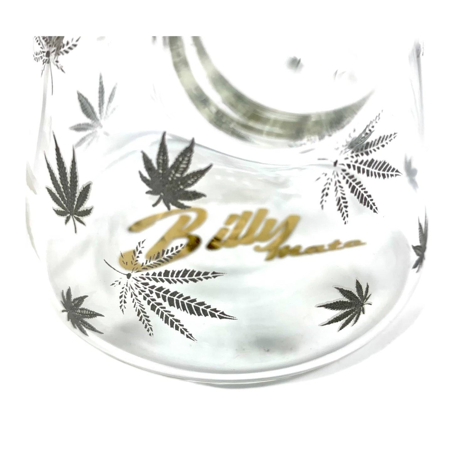 Billy Mate Beaker Bong 25cm Glow in Dark Grey - The Bong Baron