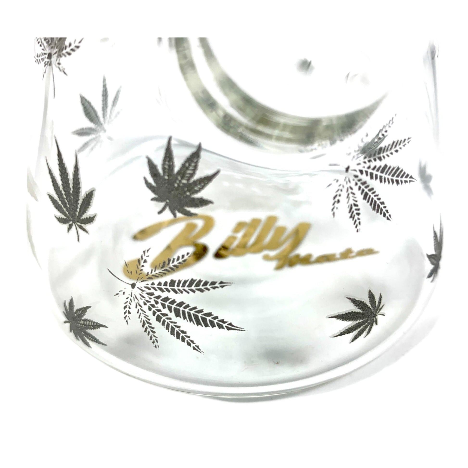 Billy Mate Beaker Bong 25cm Glow in Dark Grey - The Bong Baron