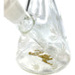 Billy Mate Beaker Bong 25cm Glow in Dark White - The Bong Baron
