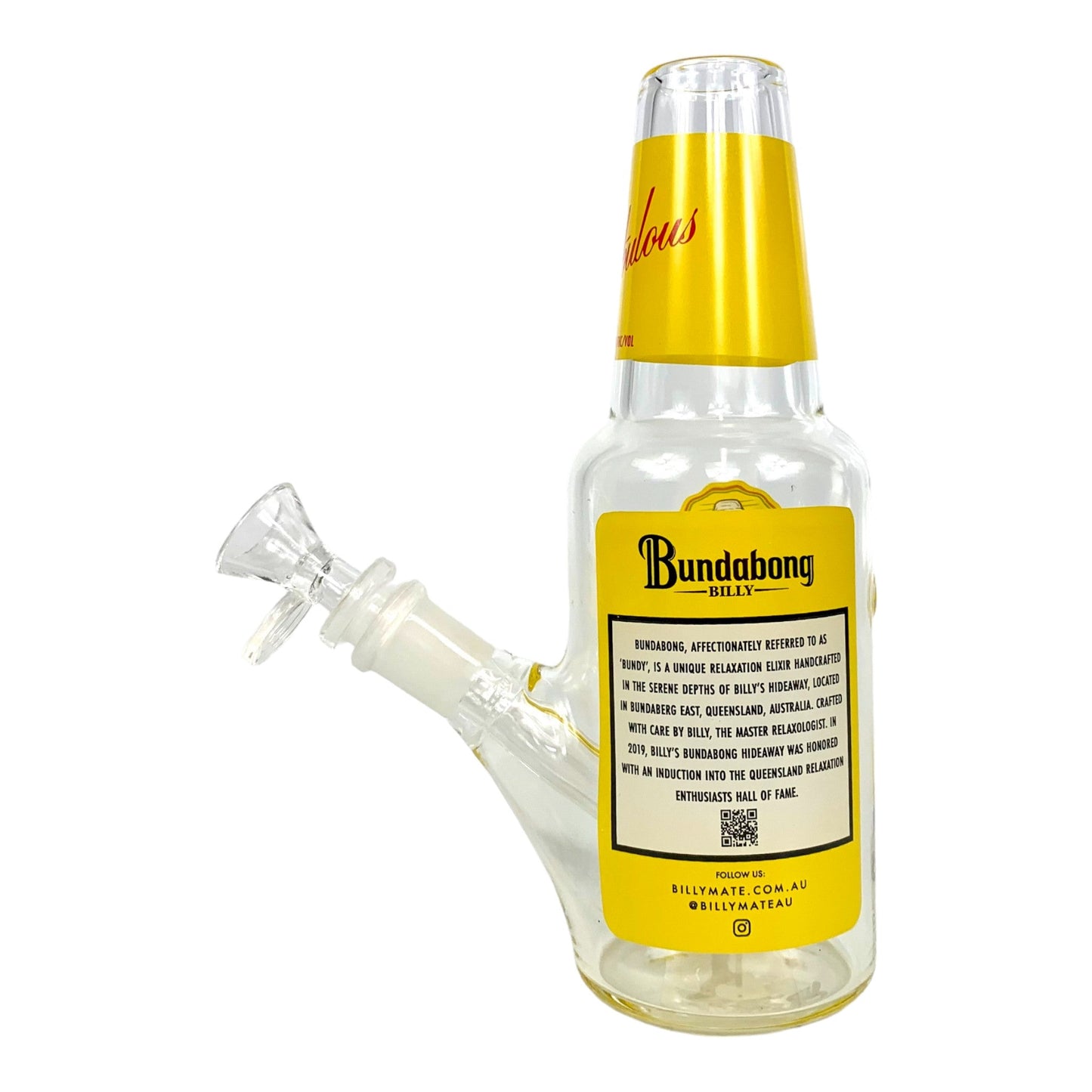 Billy Mate Bundabong Glass Bong 23cm - The Bong Baron