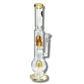Billy Mate Dual Chamber Tear Drop Perc Bong 46cm Amber - The Bong Baron