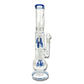 Billy Mate Dual Chamber Tear Drop Perc Bong 46cm Blue - The Bong Baron