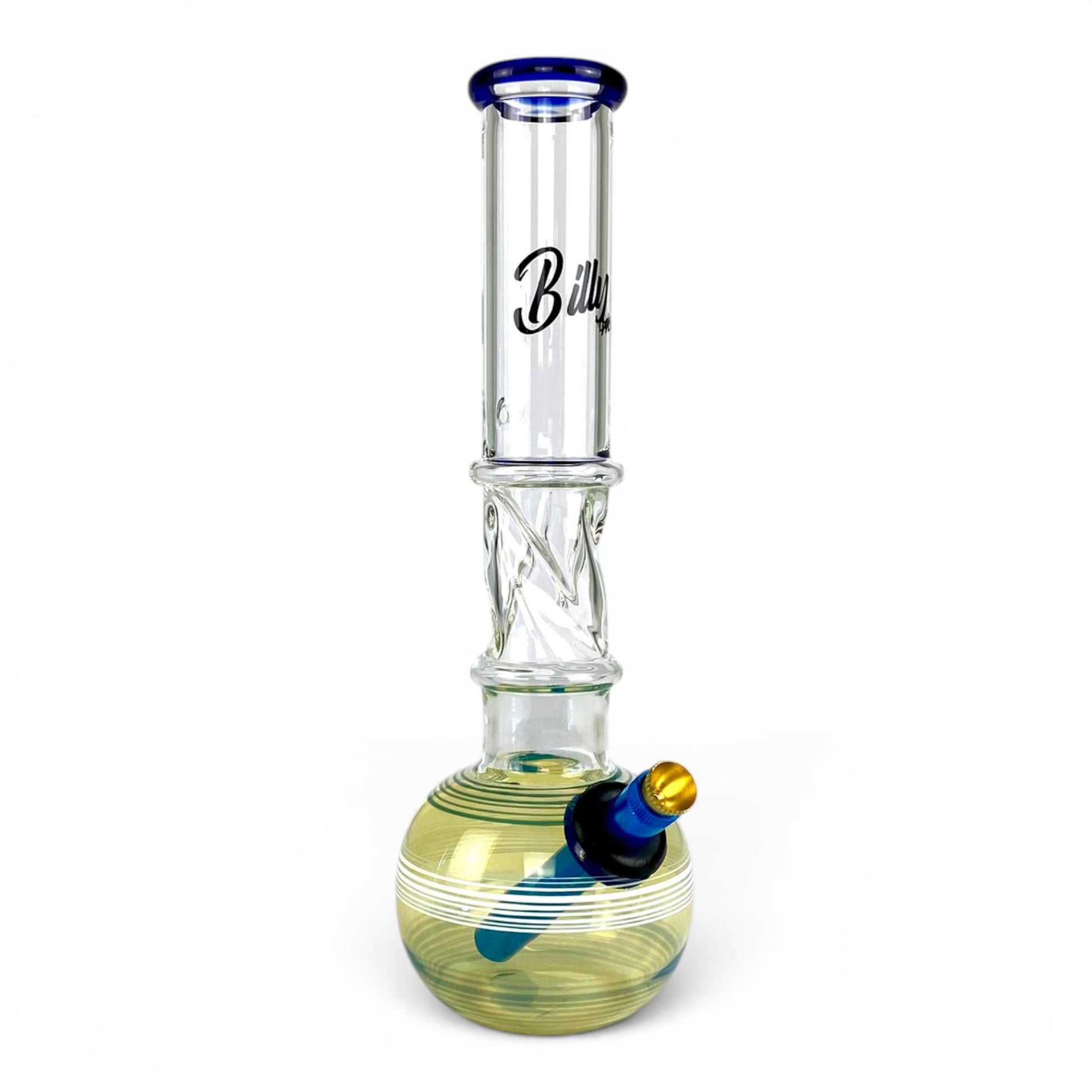 Billy Mate Fume Rise Bubble Bong Blue 29cm - The Bong Baron