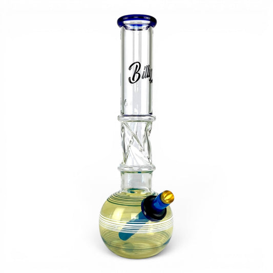 Billy Mate Fume Rise Bubble Bong Blue 29cm - The Bong Baron