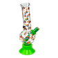 Billy Mate Glow In the Dark Rainbow Mushrooms Bubble Bong 20cm - The Bong Baron