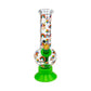 Billy Mate Glow In the Dark Rainbow Mushrooms Bubble Bong 20cm - The Bong Baron