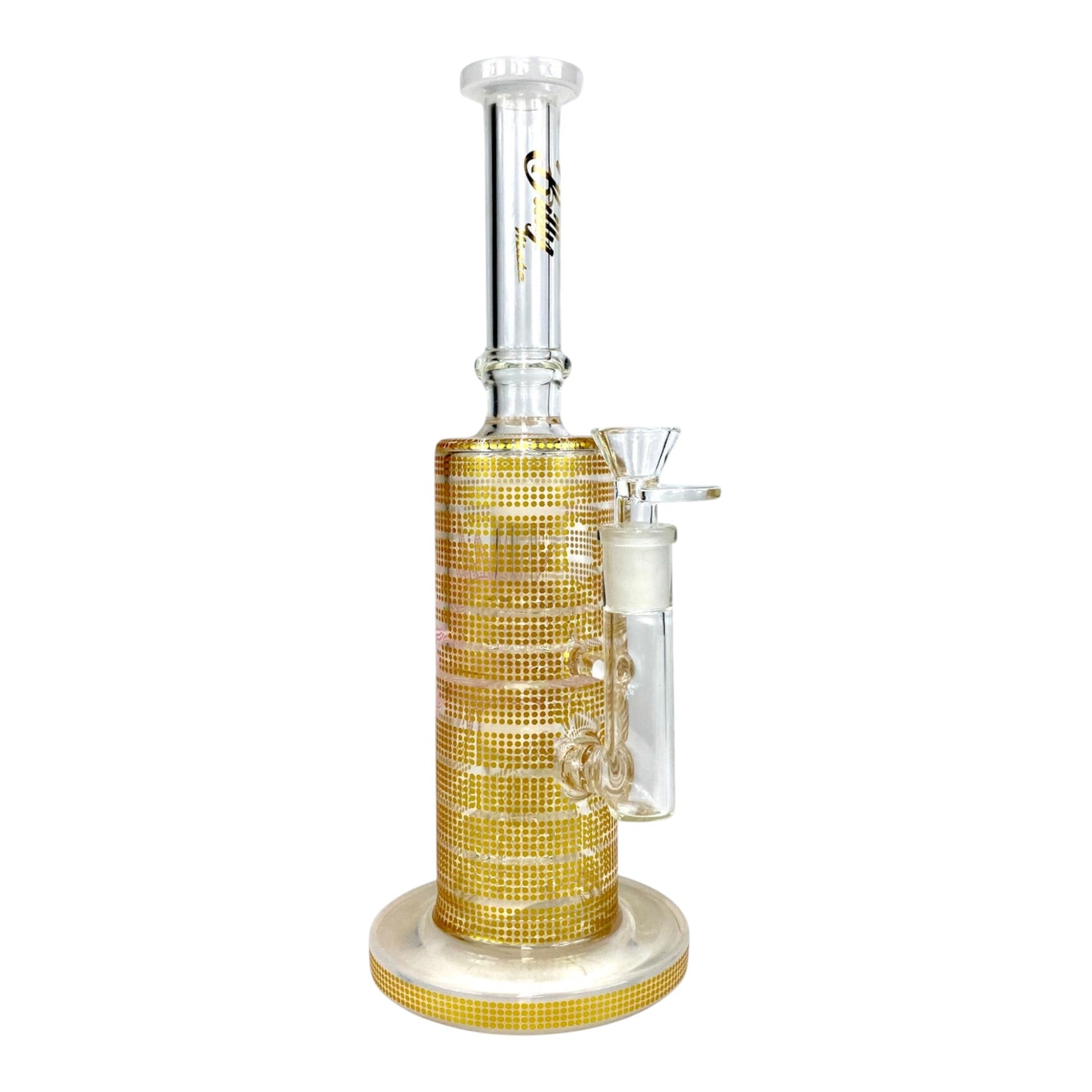 Billy Mate Golden Sun Matrix Percolator Bong 29cm - The Bong Baron