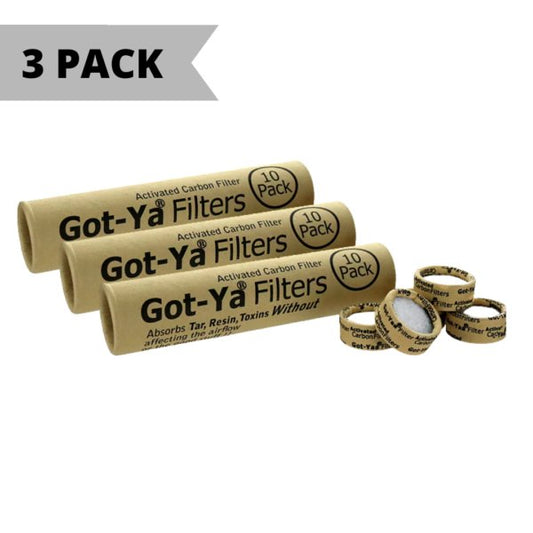 Billy Mate Got-Yaa Activated Carbon Filters 3 pack - The Bong Baron