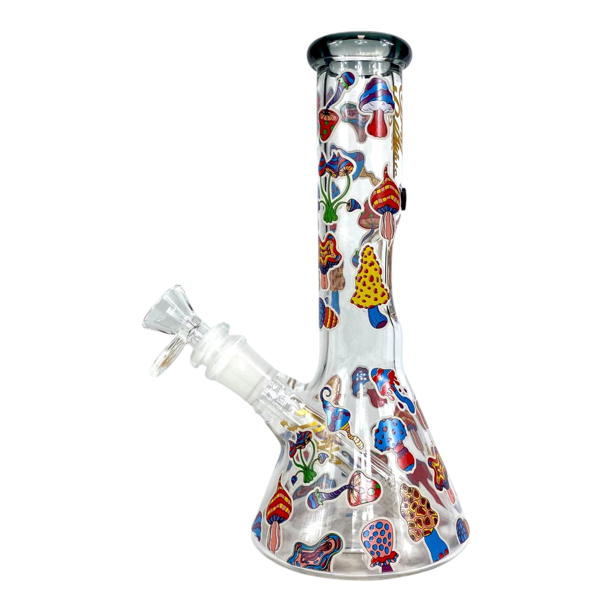 Billy Mate Mushroom Time Beaker Bong Glow in the Dark 23cm - The Bong Baron