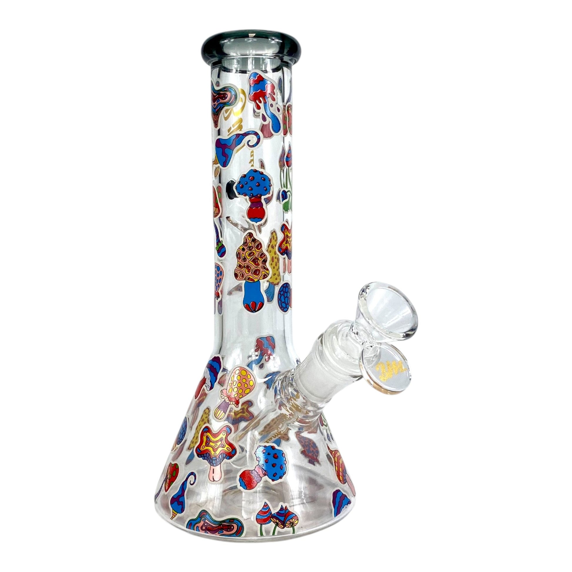 Billy Mate Mushroom Time Beaker Bong Glow in the Dark 23cm - The Bong Baron