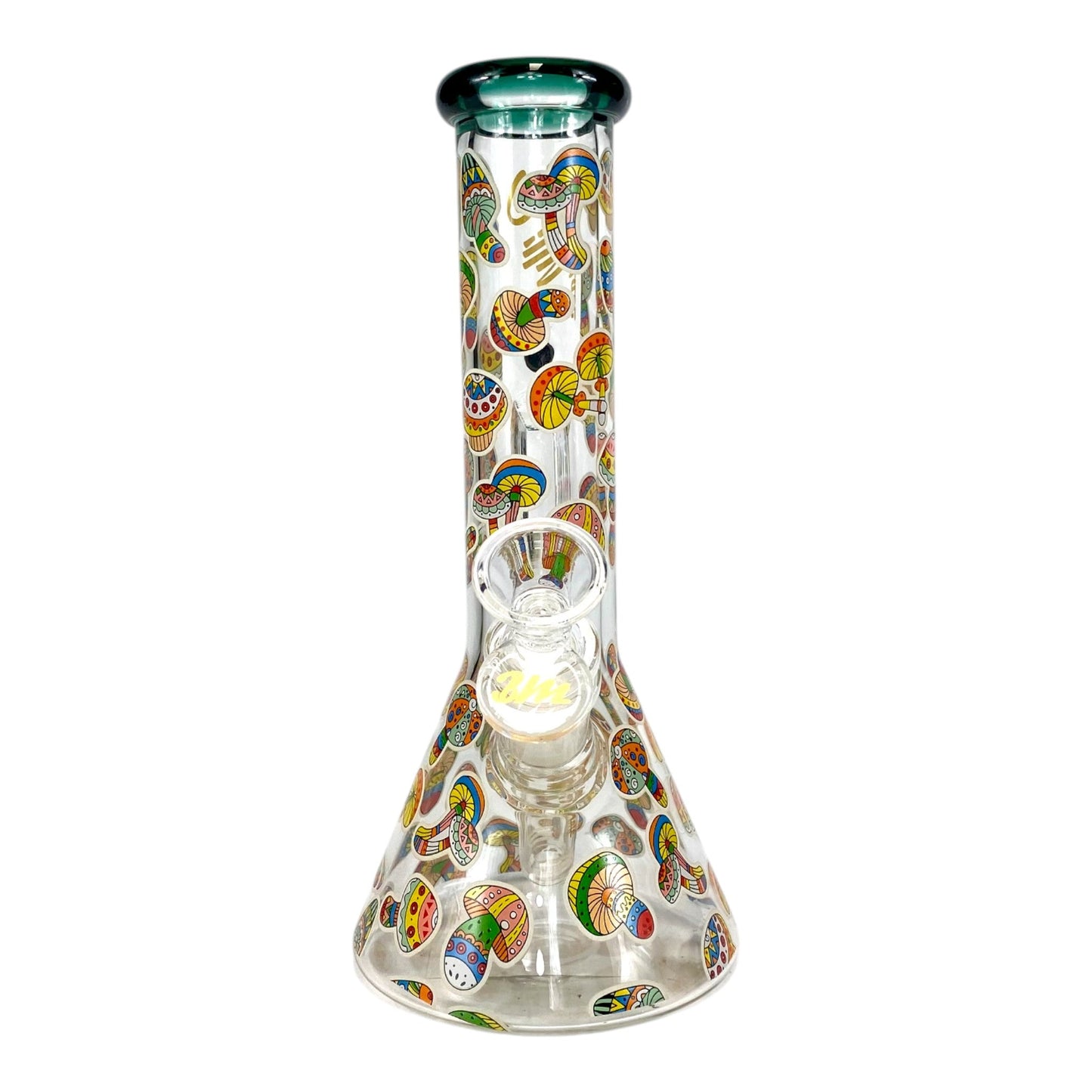 Billy Mate Mushroom Trip Beaker Bong Glow in the Dark 23cm - The Bong Baron