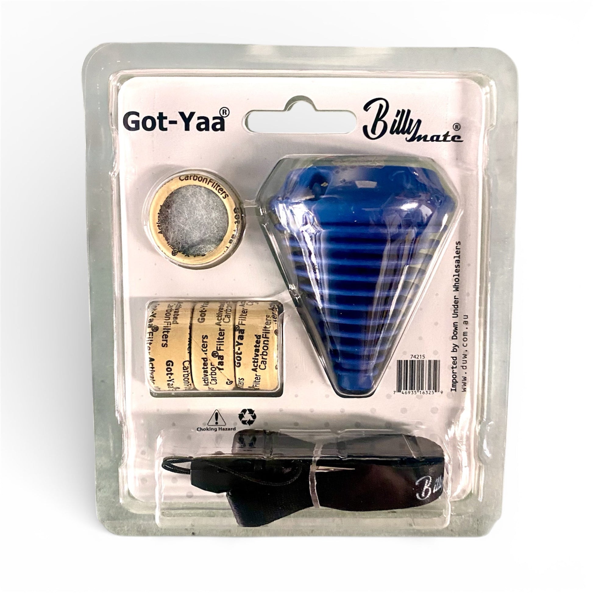 Billy Mate Silicone Mouthpiece Filter Kit Blue - The Bong Baron