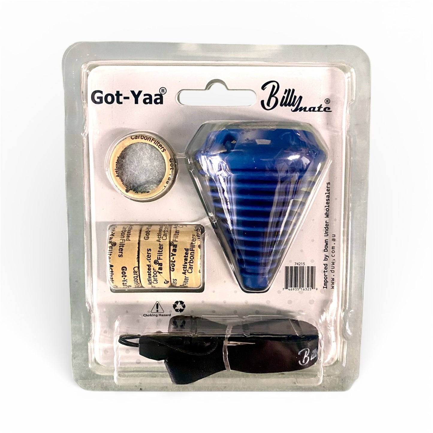 Billy Mate Silicone Mouthpiece Filter Kit Blue - The Bong Baron