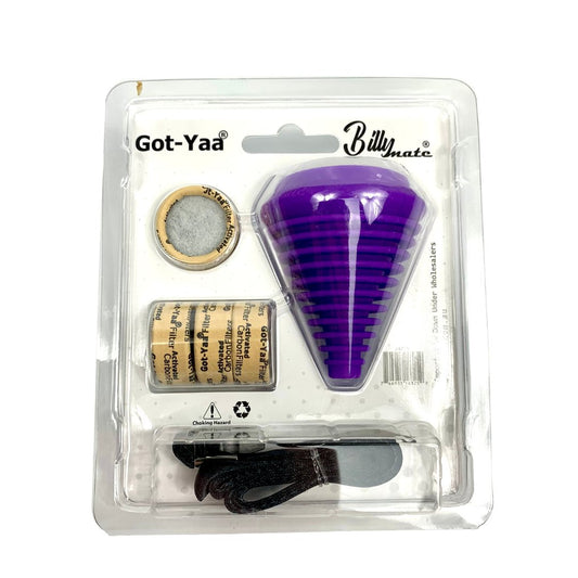 Billy Mate Silicone Mouthpiece Filter Kit Purple - The Bong Baron