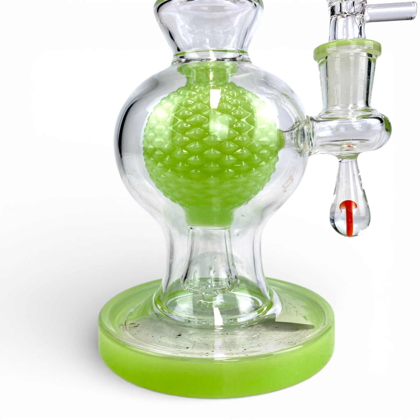 Billy Mate Textured Orb Perc Bong and Dab Rig 20cm - The Bong Baron