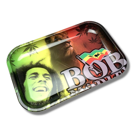 Bob Marley Jamaica Rolling Tray Medium 28 x 19 - The Bong Baron