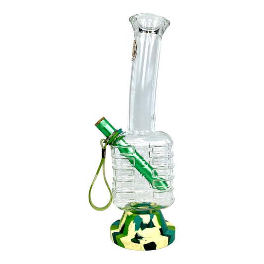 Camo Microphone Glass Bong 28cm - The Bong Baron