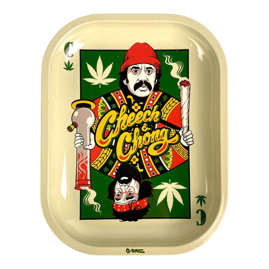 Cheech and Chong G - Rollz Playing Card Rolling Tray - The Bong Baron